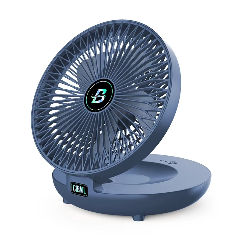 Wall Foldable Fan Kitchen USB Rechargeable Silent Fans Camping Home Table Office Desktop Air Cooling Mini Portable Electric Fan