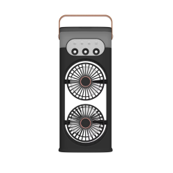 2025 New Double-head Spray Fan Office Home Desktop Humidification Refrigeration Fan Portable Cooler Mobile Air Conditione