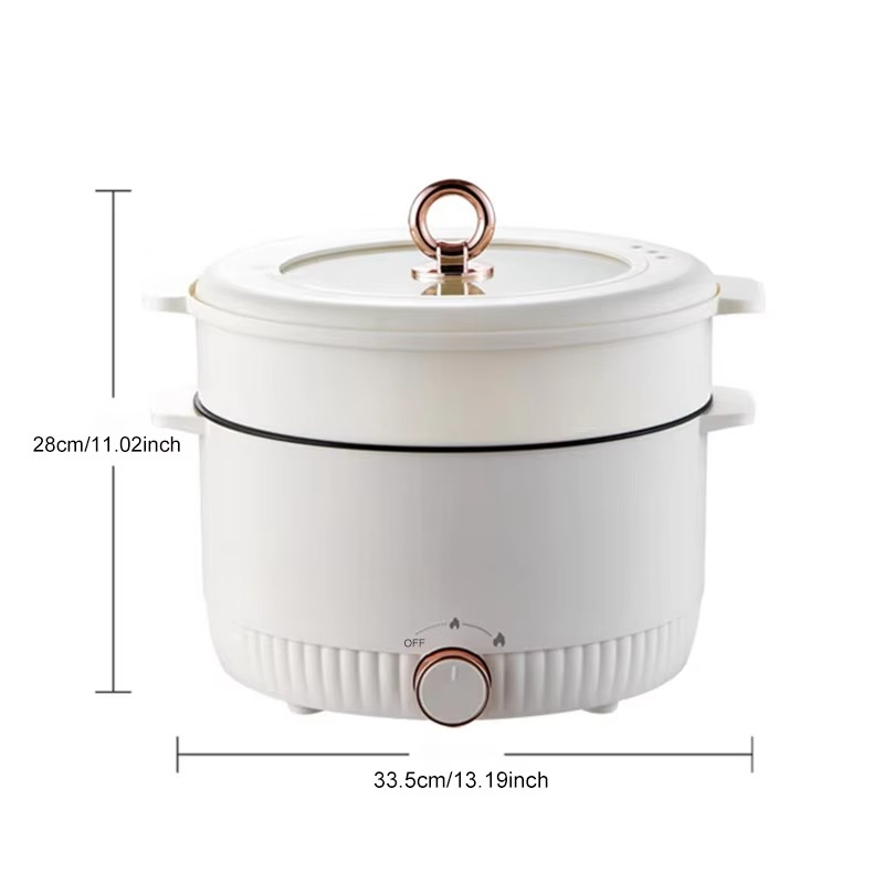 5L kitchen Electric Cooker Double Pot Multi-function cookers Household Non-stick Pan Hot Pot Rice Cooker Cooking Appliances