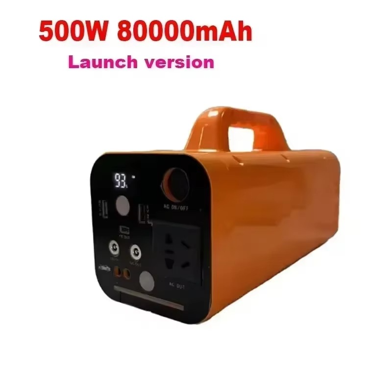 500W 220V 80000mAh Portable Power Station enerator Lifepo4 Battery Outdoor Camping Charger Emergency Power Bank AC DC Output