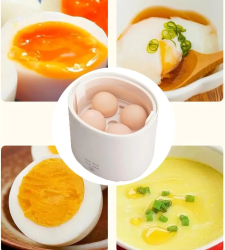 Smart Egg Cooker, 400w Mini Multifunction Household Egg Steamer, Constant Temperature 67℃, 4-Mode Egg Boiler, 4 Egg Capacity, fo
