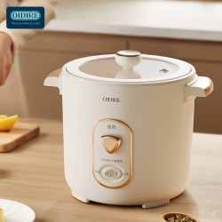 OIDIRE 1.2L Electric Rice Cooker Single Double Layer Multi Cooker Non-Stick Smart Mechanical MultiCooker Steamed Rice Pot