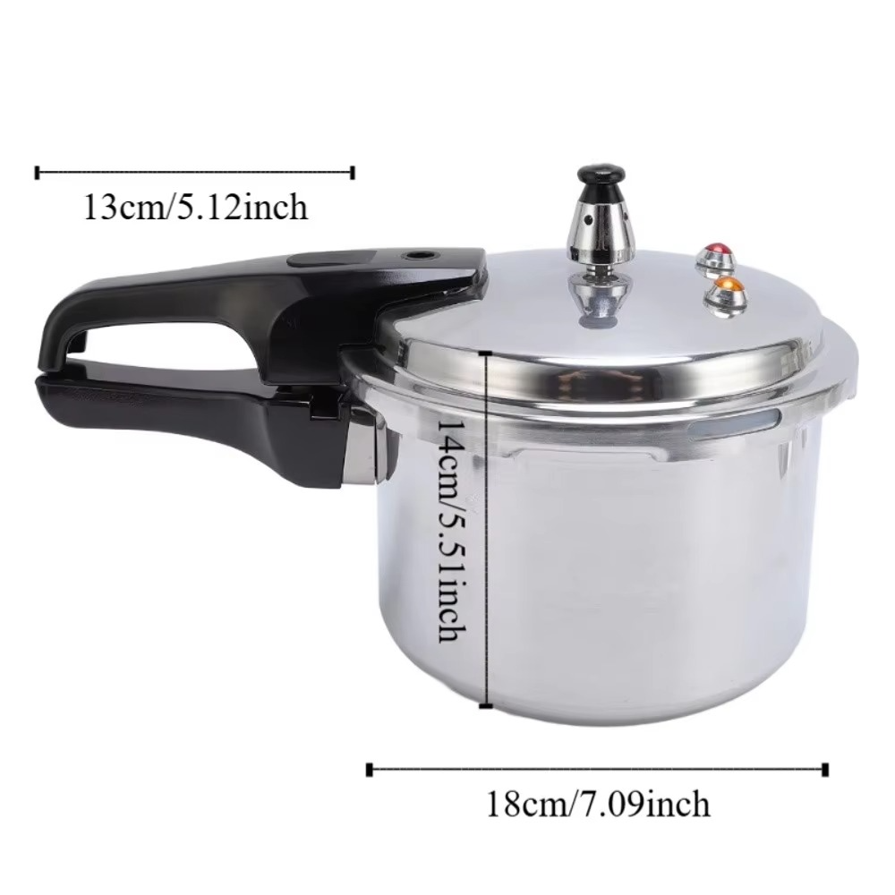 Household 3 Liter Gas Stove Pressure Cooker Aluminium Alloy Explosion Proof Pressure Pot Mini Thickened Soup Pot Plateau Region