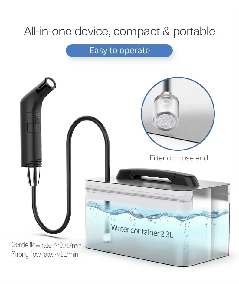 Portable handheld integrated body cleaner, personal hygiene, cleaning, soothing, postpartum care, electric travel, spray sitting