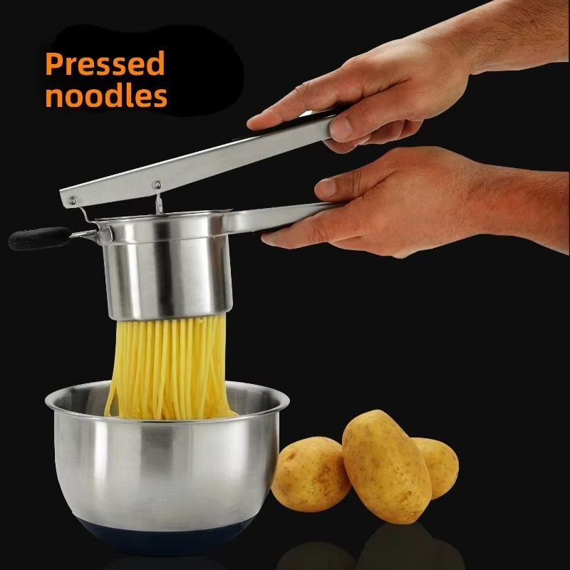 Manual Juicer, German 304 Stainless Steel Fruit Lemon Juicer, Vegetable Stuffing Squeezer, Potato Mud Press Artifact