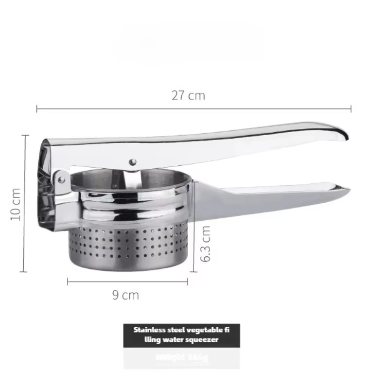 Stainless Steel Manual Vegetable Water Extractor - Efficient Kitchen Tool for Dehydration, Dumpling Filling & Home Cooking
