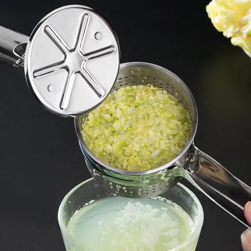 Stainless Steel Manual Vegetable Water Extractor - Efficient Kitchen Tool for Dehydration, Dumpling Filling & Home Cooking