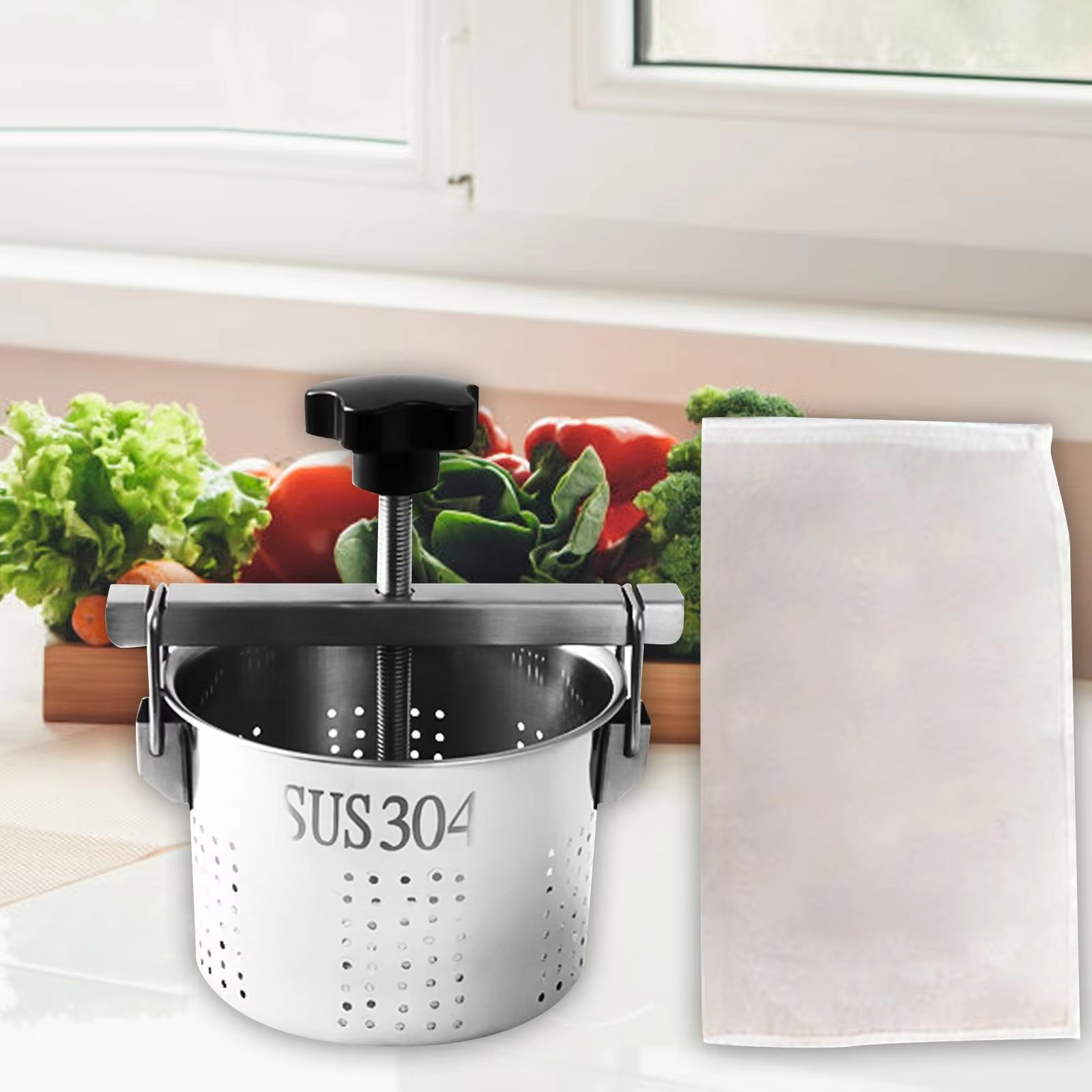 Vegetable Stuffing Squeezer Sturdy Dumpling Filling Press for Home Vegetable