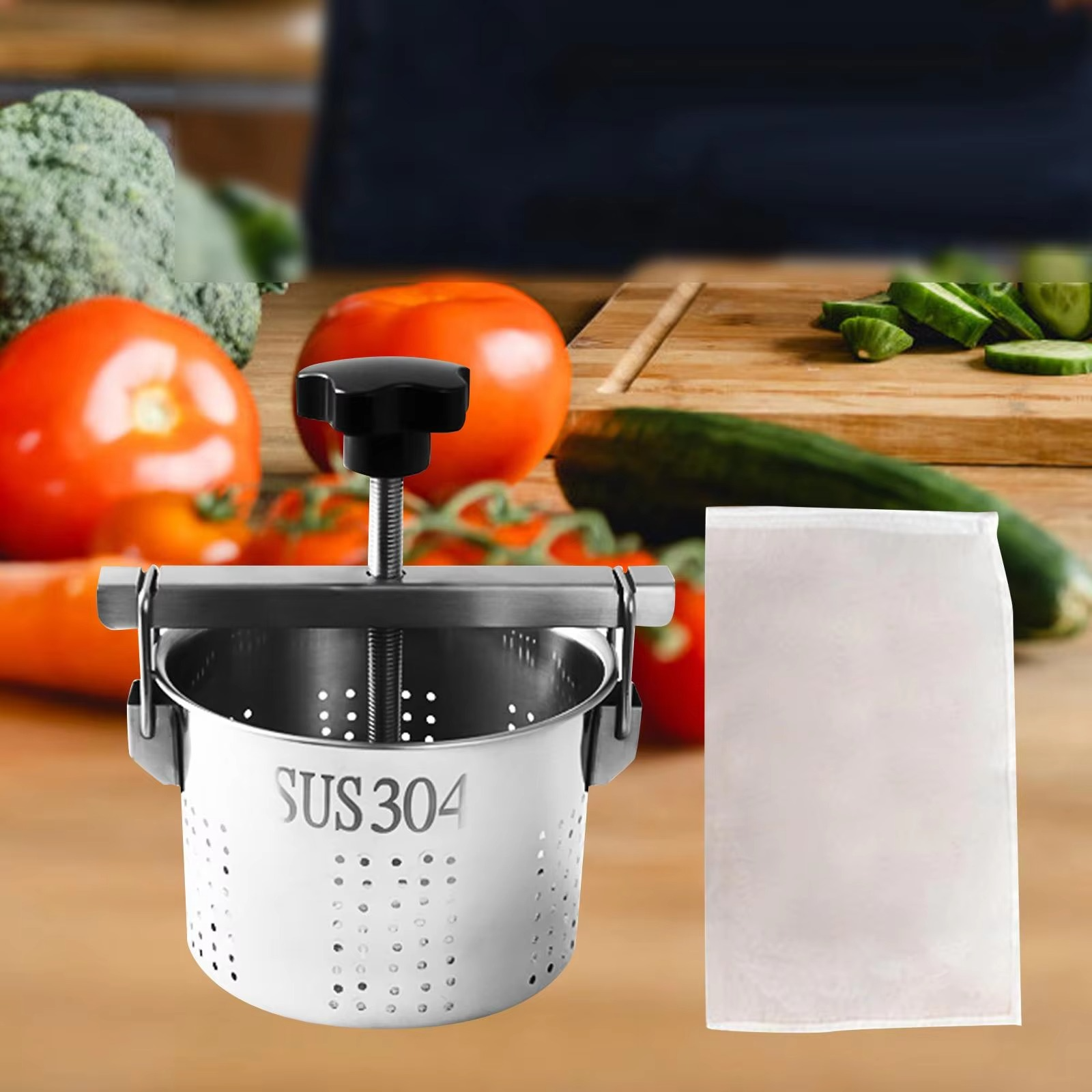 Vegetable Stuffing Squeezer Sturdy Dumpling Filling Press for Home Vegetable