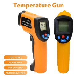 Laser Infrared Thermometer – Food Temperature Gun for BBQ, Pizza, and Smoker