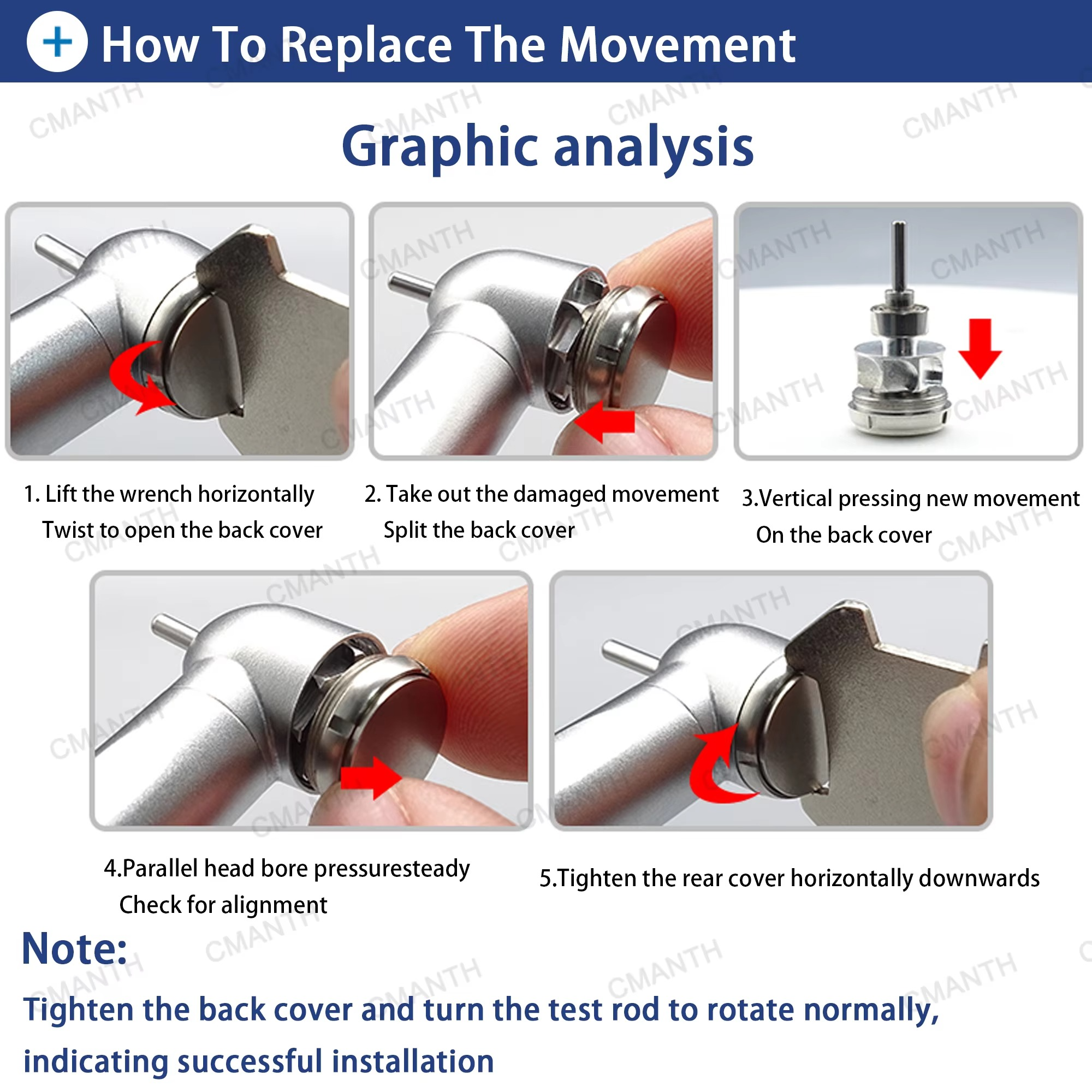 Dental Turbine Cartridge Air Rotor Fit NSK Pana-Max2 M4 / Max2R High Speed Handpiece Latch Chuck / Push Button Accessories