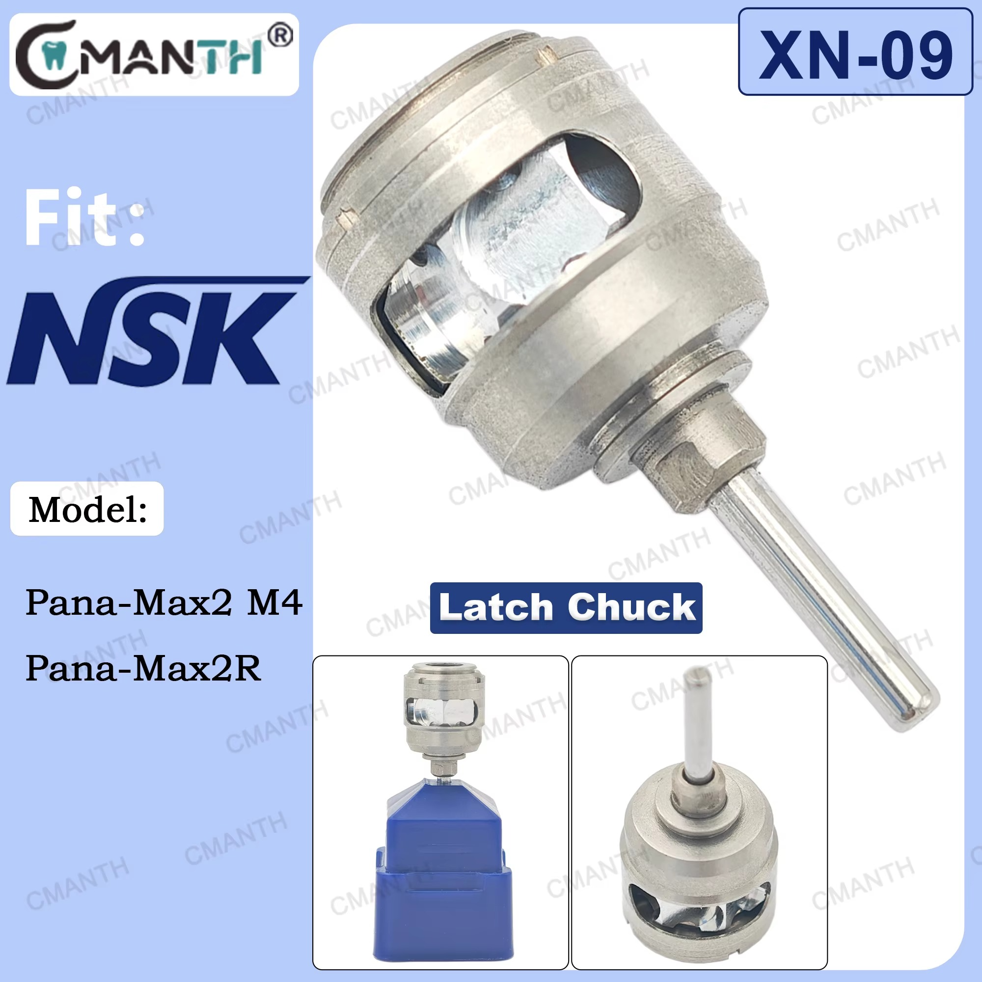 Dental Turbine Cartridge Air Rotor Fit NSK Pana-Max2 M4 / Max2R High Speed Handpiece Latch Chuck / Push Button Accessories