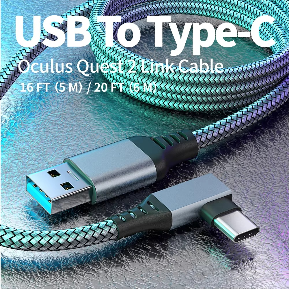 For Meta Quest 3/3S 3.0 Link Cable VR High Speed Stable Data Transmission Connection Charging Cable For Quest 2 pro