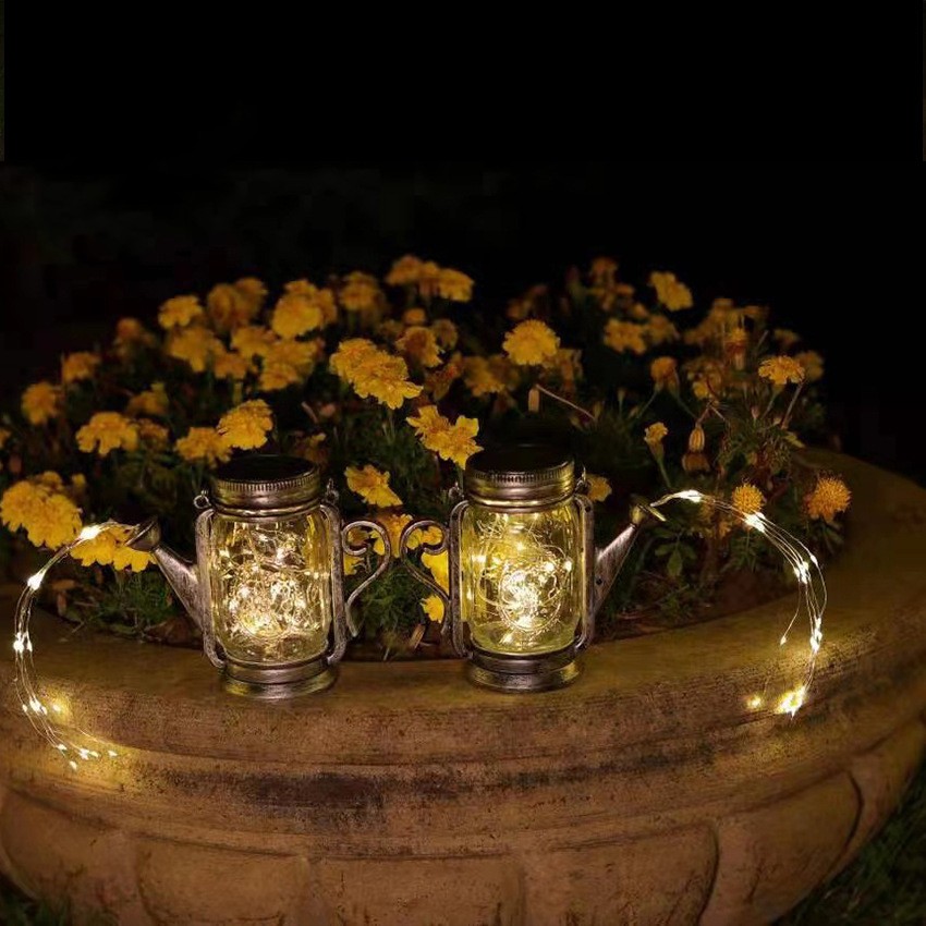 DIY Frosted Glass Jar Elf Lamp – Fairy Light Decorative Jar for Home & Garden
