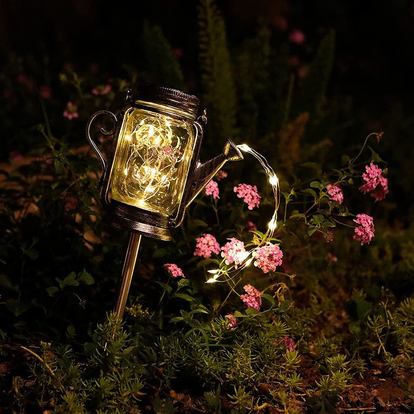 DIY Frosted Glass Jar Elf Lamp – Fairy Light Decorative Jar for Home & Garden