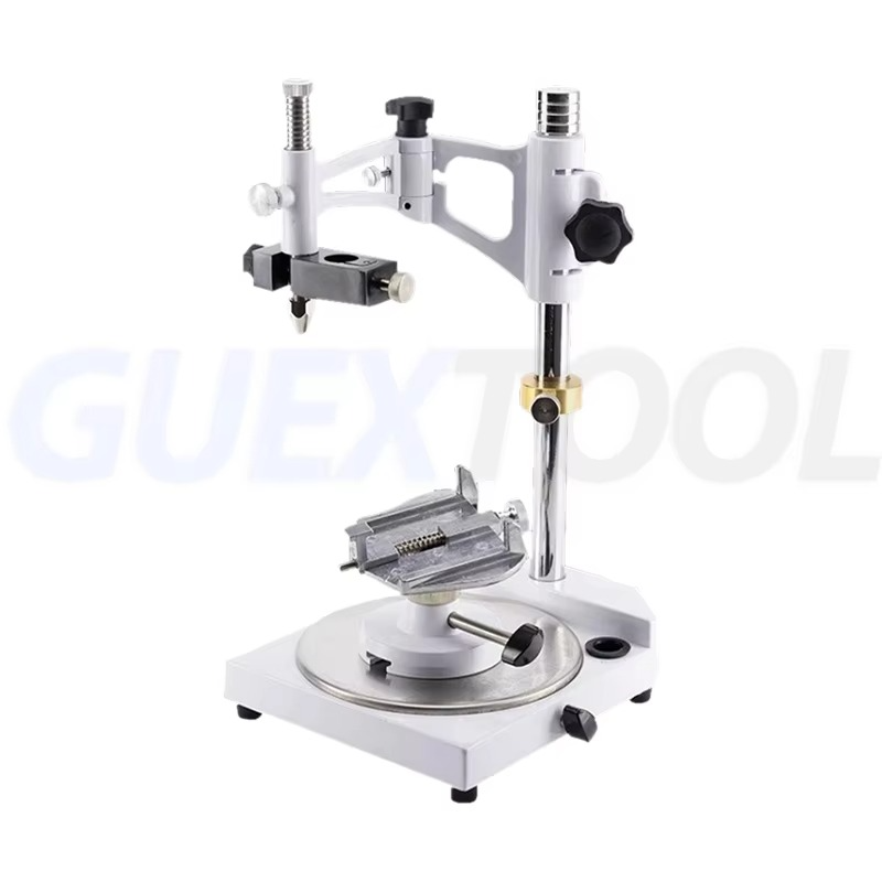 Dental Lab Equipment Parallelometer Square Base Surveyor Visualizer Lab Parallel Surveyor With Tools And Handpiece Holder Square
