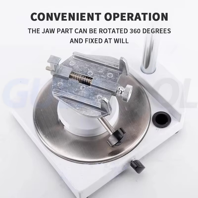 Dental Lab Equipment Parallelometer Square Base Surveyor Visualizer Lab Parallel Surveyor With Tools And Handpiece Holder Square
