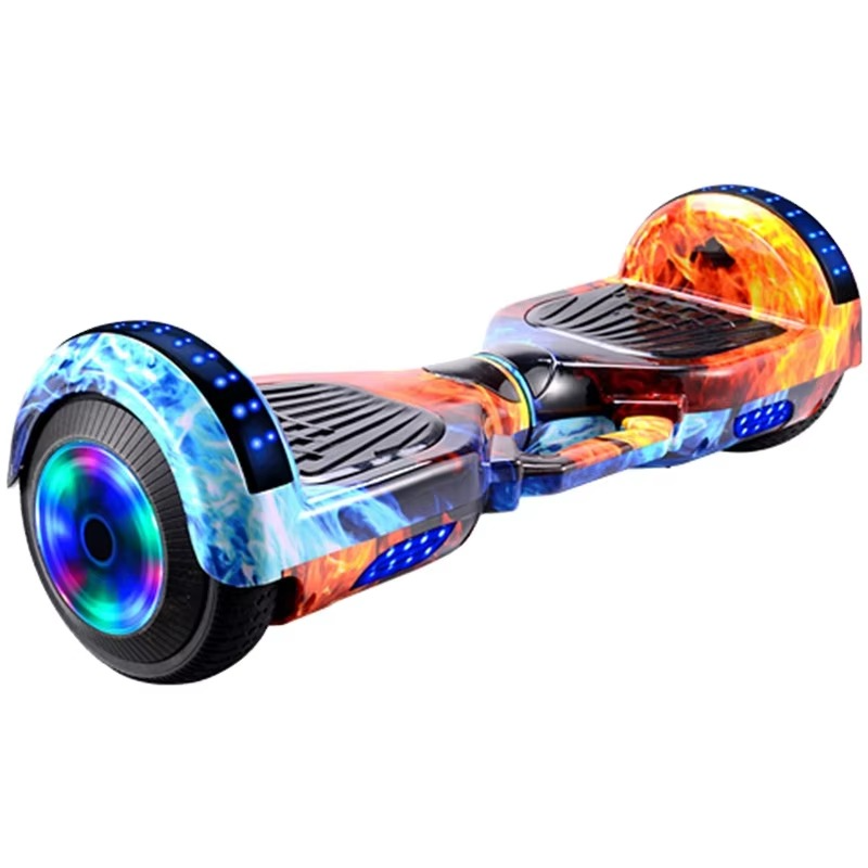 Hoverboard 6.5/8/10 Inch All Terrain Off Road Hoverboard with Music Speakers and LED Lights Self Balance Hoverboard Scooters