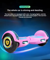 Double Wheel 8inch Children's Adult Riding-inch Balance Car Two-wheel Swing Car Horse Running Light Electric Balance Scooter