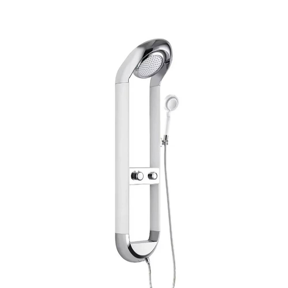 Donuts Shower System High Quality Wall-mounted Shower Panel Rainfall Rain Waterfall Hot and Cold Mixer Shower Faucet