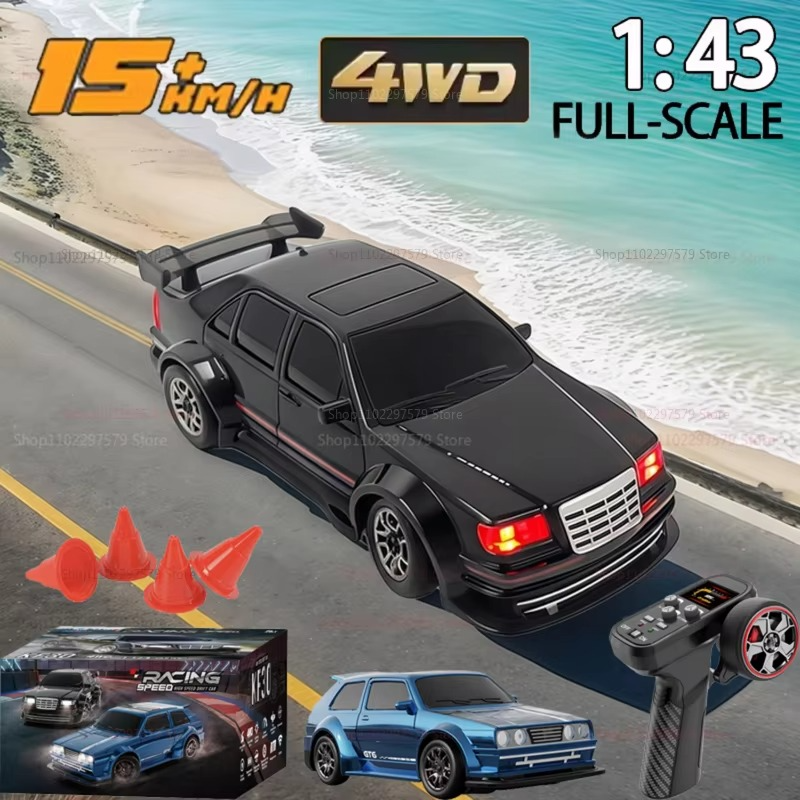 2025 New Professional 1:43 Scale 4WD RC Car with Gyroscope Drift Racing Model cars Boys Kids Teens Gift Toy Outdoor Indoor Plays