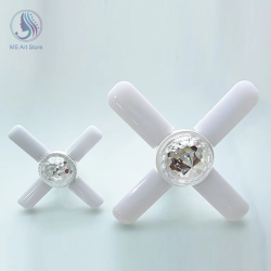 E27 LED Bulb Fan Blade Four-leaf Music Lamp Bluetooth Speaker Foldable LED Light Bulb Ceiling Light With Remote Controller