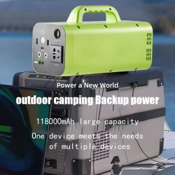 500W Portable Power Station 80000mAh 220V Lifepo4 Battery for Solar Generator UPS Camping RV Trip Energy Storage Supply LED