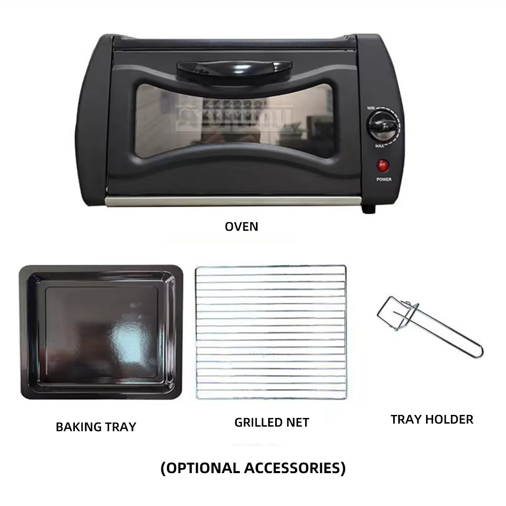 15L Large Capacity Oven Toaster Electric Pancake Grill Pizza Bread Baking Machine Household Visual Cooking Appliance