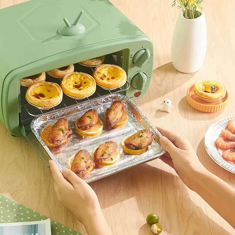 new 12L Electric Oven Household Small Mini Multifunctional Automatic Double Layer Cake Baker Intelligent Temperature Control