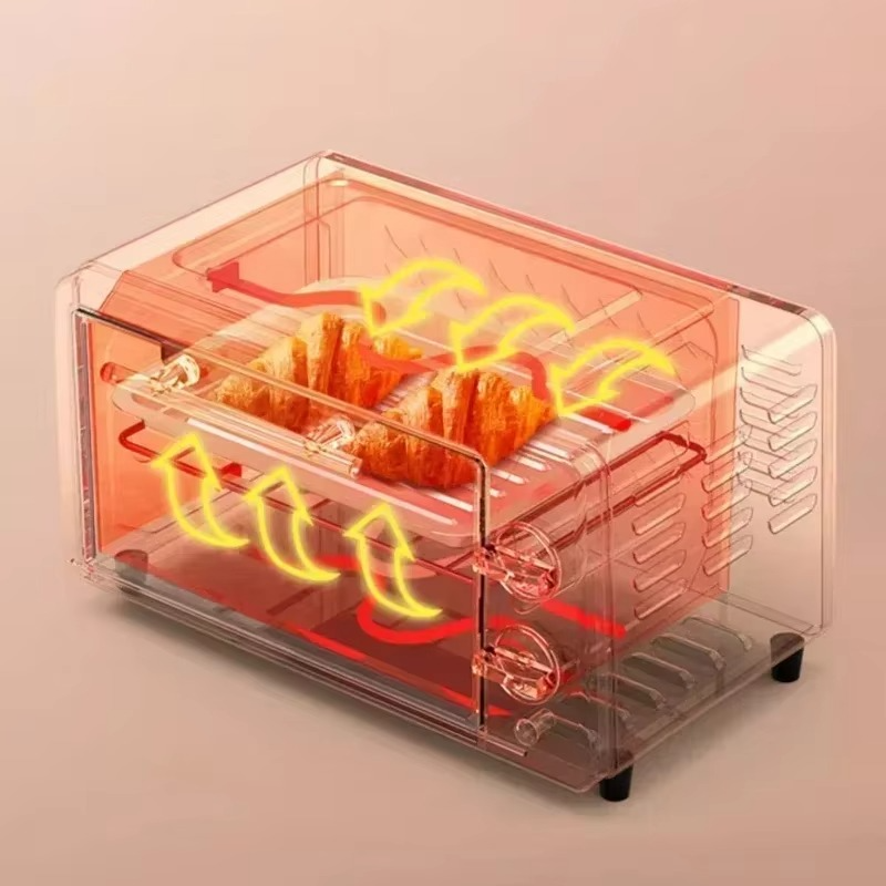 New Mini 12L Automatic Cooking Oven - Multifunctional for Pizza, Cake Baking. Electric Mini Oven, Ideal Kitchen Utensil