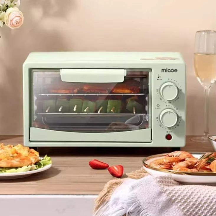 **12L Household Electric Oven: Fully Automatic Multi-Function with Double-Layer Heating & Large Capacity**