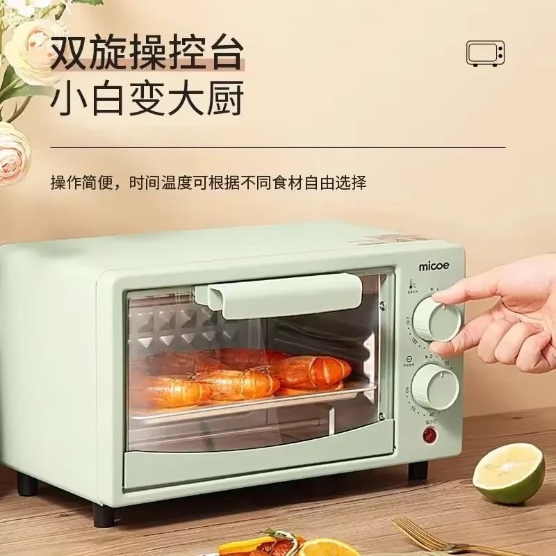 **12L Household Electric Oven: Fully Automatic Multi-Function with Double-Layer Heating & Large Capacity**