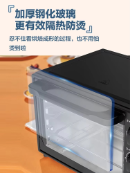32L capacity expansion of electric oven, unified temperature control of inner tank, household multi-functional oven