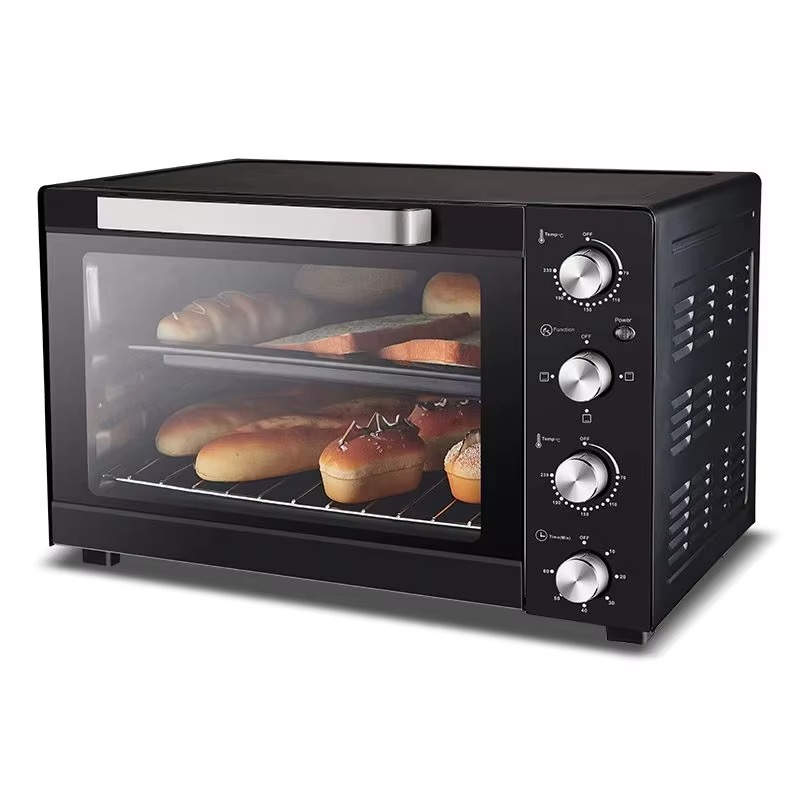 Deluxe Stainless Steel 2400W Electric Oven Large Capacity Toaster Pizza Oven Multifunctional 38L 48L 56L Electric Oven