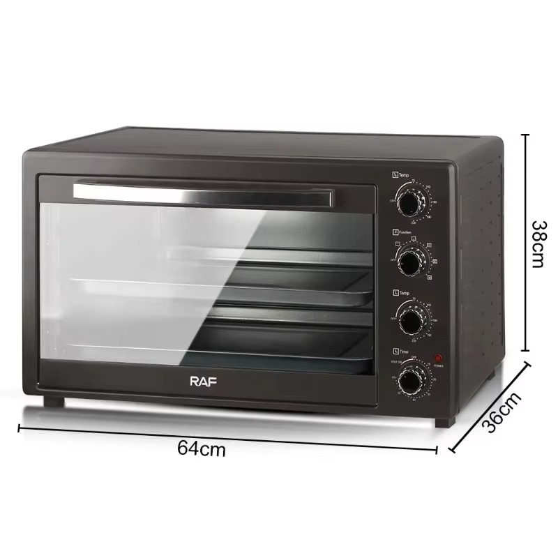 Deluxe Stainless Steel 2400W Electric Oven Large Capacity Toaster Pizza Oven Multifunctional 38L 48L 56L Electric Oven