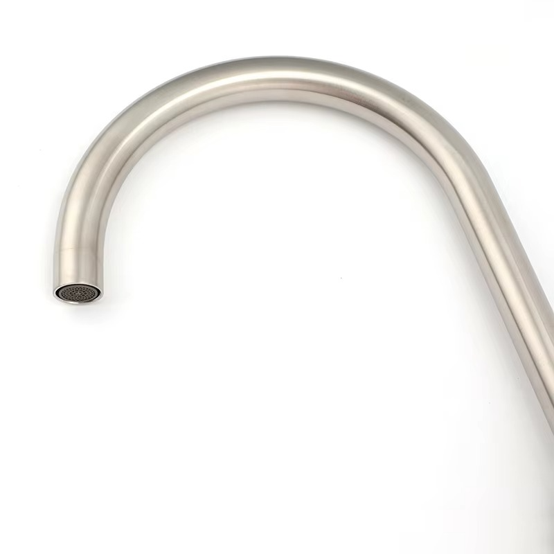KYLINS WELS Tall Tapware 360° Swivel mixer Bathroom Faucets Brushed Nickel Round Kitchen Sink Tap Laundry Basin Mixer Faucet