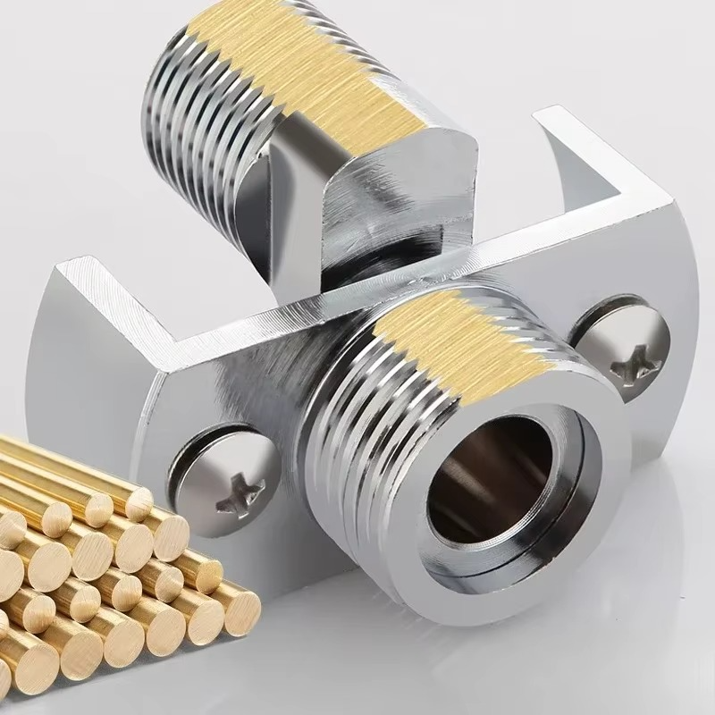 Universal Curved Foot Shower Faucet Installation Accessories Lengthened Adjustable Angle Shower Valve Universal Curved Foot