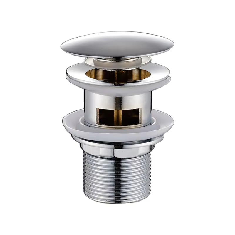 Bathroom Vanity Sink Pop Up Drain with Overflow, Faucet Vessel Pop Up Drain Stopper