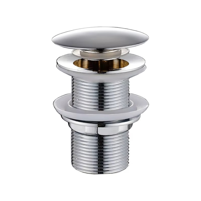 Bathroom Vanity Sink Pop Up Drain with Overflow, Faucet Vessel Pop Up Drain Stopper