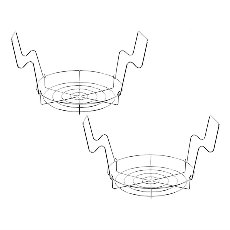 2Pcs 21.5-Quart Water Bath Canner With Jar Rack Kitchenware Stainless Steel Can Rack Easy Install
