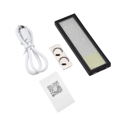 LED Name Badge Multi-color LED Display DIY Programmable Scrolling Message Light Board Mobile Control Text Message Light Board