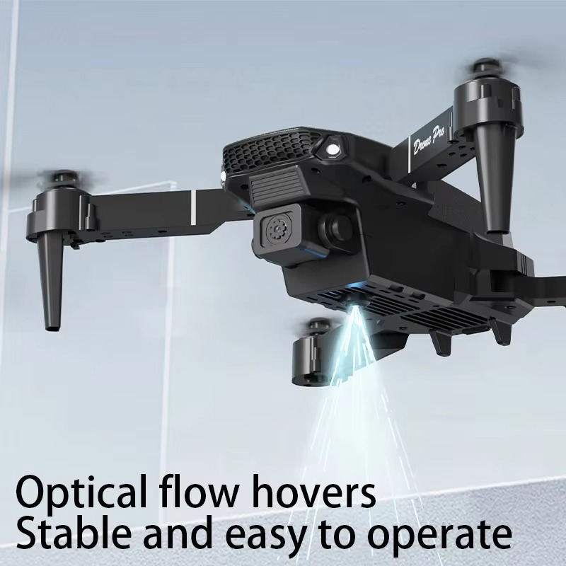 2025 New E88 Air Screen Controlled Lighting Mini Drone 4K Dual Camera Optical Flow Remote Control Aircraft By KBDFA Tech