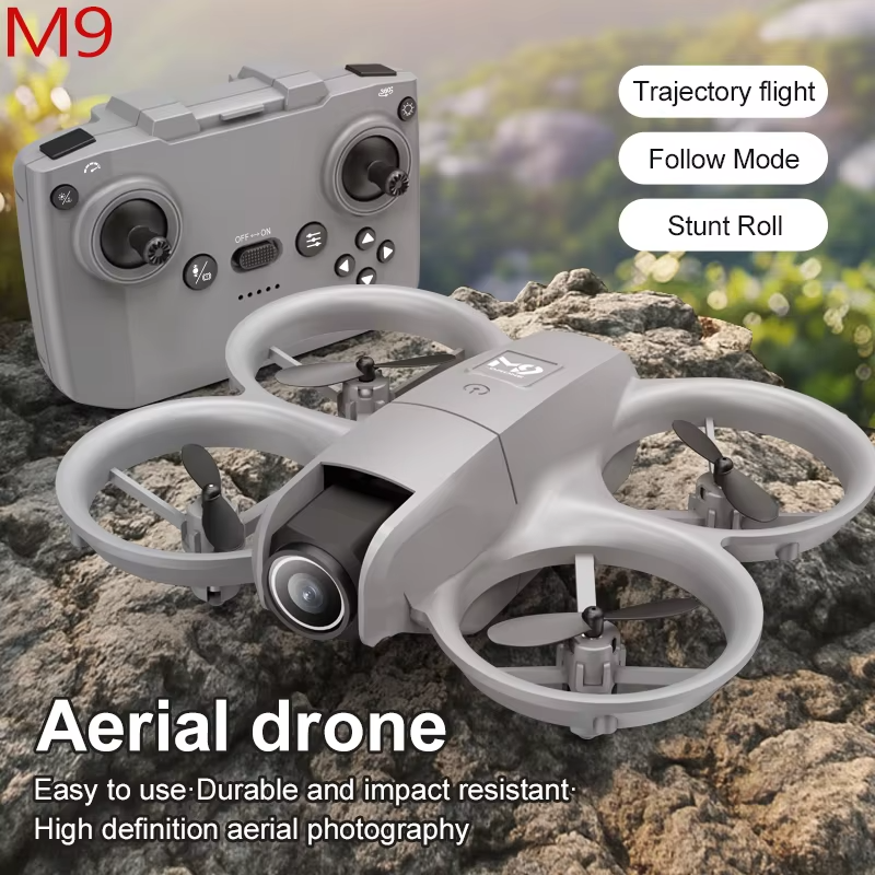 Mini Drone M9 Original 4K WIFI GPS professionnel HD photographie aerienne avion telecommande HD double camera quadrirotor jouet