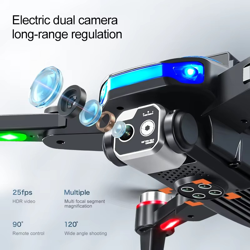K911 Professional 8K RC Quadcopter Drone with GPS FPV, 4K Camera, 4.5-inch Screen, Remote-Controlled Toys, Obstacle Avoidance, A