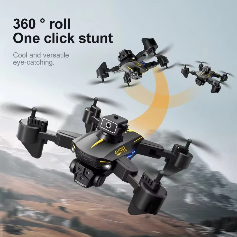 KY605s Drone Drones with HD Three Cameras Brushless Optical flow positioning360°Obstacle Avoidance RC WIFI FPV Drone Toys