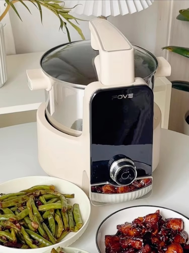 household new Fully automatic intelligent cooking robot cooking artifact multi-functional integrated automatic cooking pot