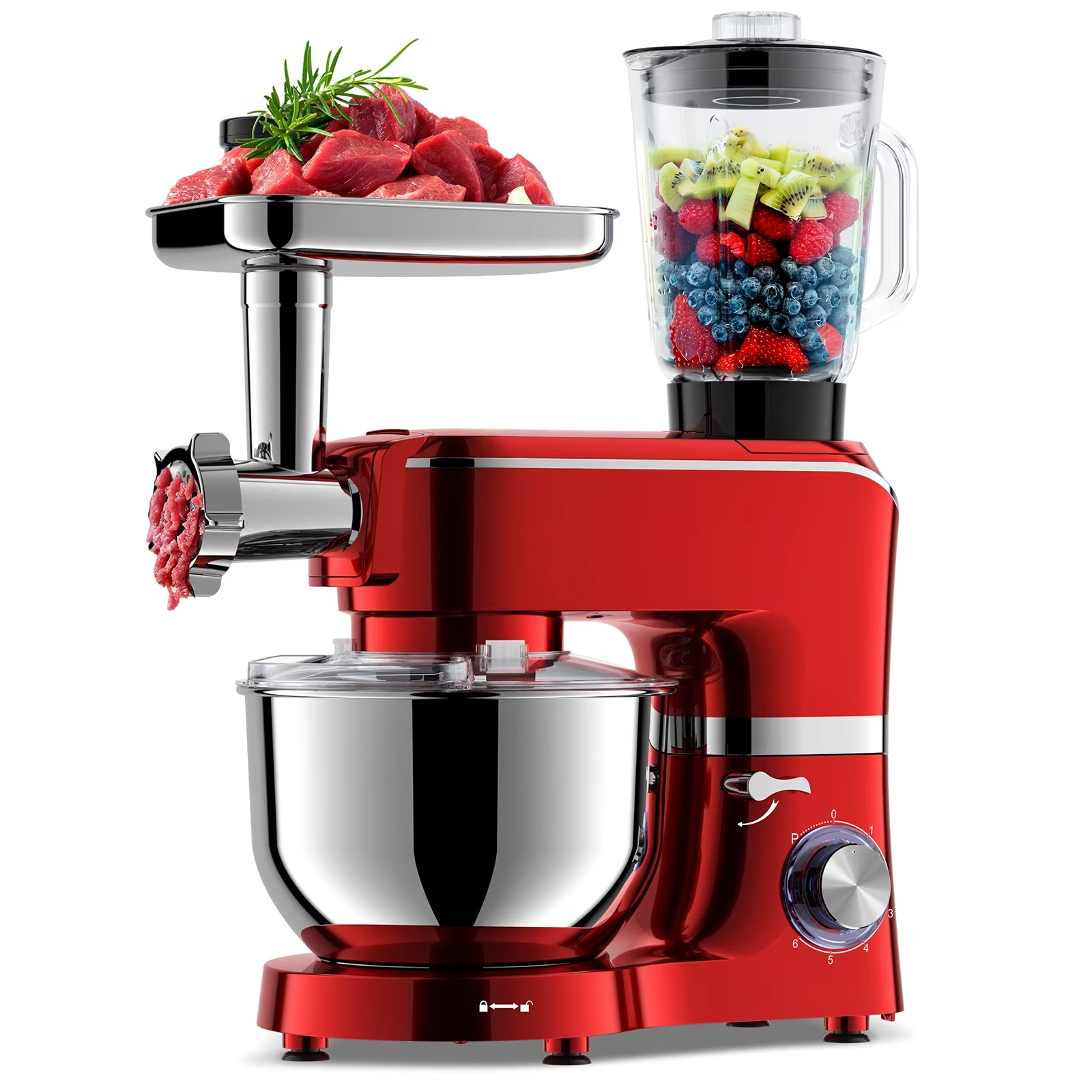 5.5/6.2l Dough Kitchen Appliances Blenders And Juicers Cake Aid Planetary Stand Mixer Food Mixers Batedeira