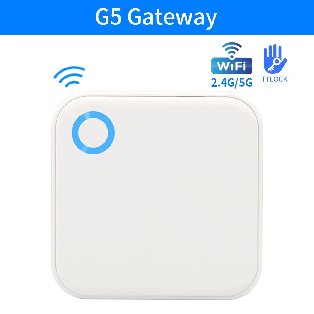 2.4G+5G TTLOCK WIFI Gateway G5 Bluetooth Mesh Door Lock Gateway G5 for TTHotel TTLOCK APP Hotel Smart Lock Hub