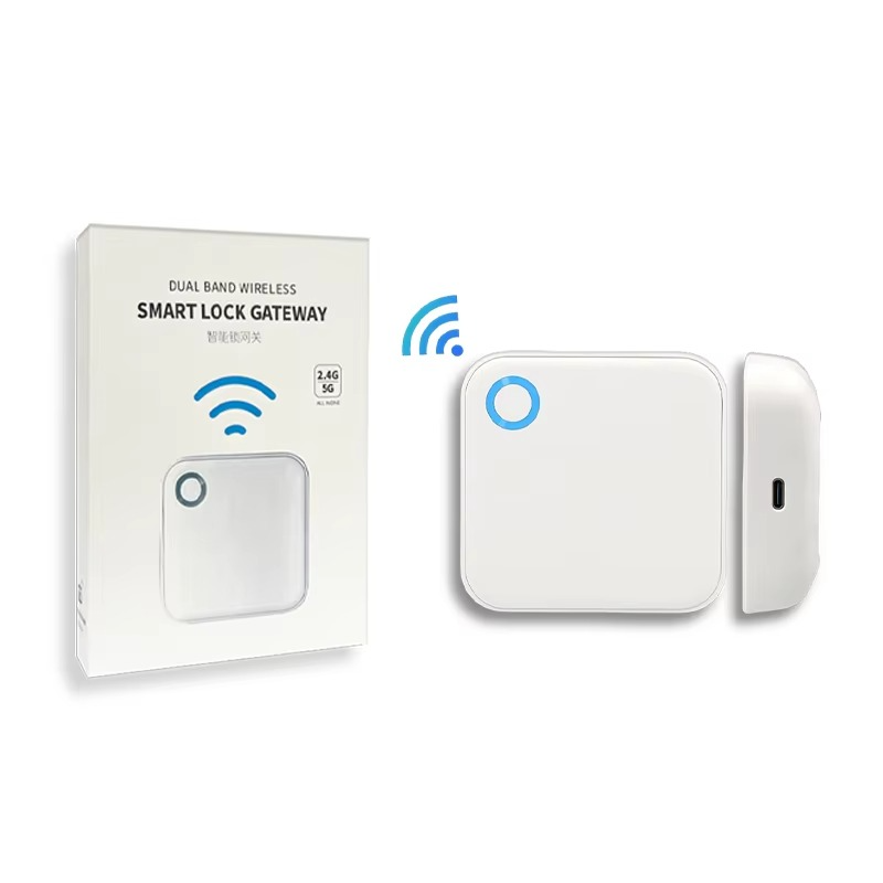 CDOK G5 TTlock gateway can connect to 5G WiFi, making it convenient for hotels and B&Bs to uniformly manage smart locks