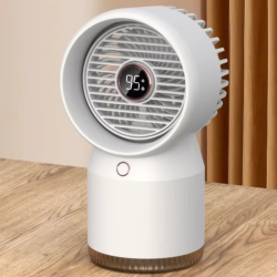 Xiaomi Air Conditioner Desktop Fan Rechargeable Portable Digital Display Cordless Air Cooler Night Light Fan For Room Camping
